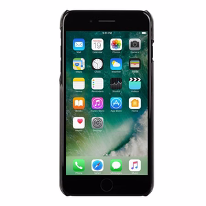 Moshi XT īpaši plāns caurspīdīgs cietais vāciņš iPhone 8 Plus / 7 Plus, “Stealth Black” krāsā