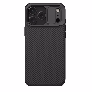 Nillkin CamShield Pro Magnētiskais viedtālruņa apvalks saderīgs ar MagSafe iPhone 17 Pro Max - melns
