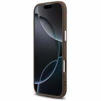 Guess 4G Triangle Logo Magnētiskais viedtālruņa apvalks iPhone Air - brūns