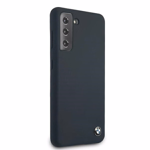 BMW BMHCS21SSILNA vacins S21 G991, tumsi zils, Silicone Signature hardcase