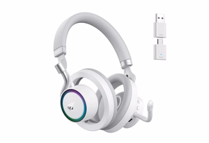 Havit Fuxi-H8 - vadu/bezvadu spēļu austiņas (baltas)