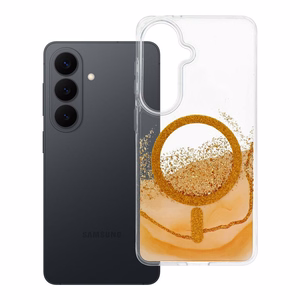 Ar MagSafe saderīgs Golden maciņš Samsung S26, zeltains