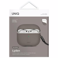 Uniq Lyden DS AirPods 4 apvalks - pelēks