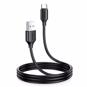 Joyroom Long-Lasting Series A9 USB-A / USB-C 3A kabelis 1m - melns