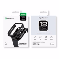 AmazingThing Minimal apvalks Apple Watch 46mm – Melns