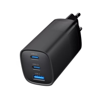 Gembird TA-UC-PDQC65-01-BK mobile device charger Universal melns AC Fast charging Indoor