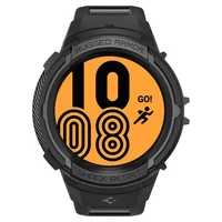Spigen Rugged Armor Pro viedtālruņa apvalks ar siksniņu Samsung Galaxy Watch 5 Pro (45mm) - melns