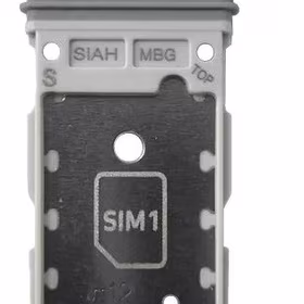 SIM card holder Samsung S918 S23 Ultra Dual Sky Zils/Lime original (service pack)