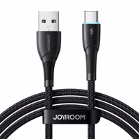 USB Kabelis Joyroom "SA32-AC3" Melns "Type-C" 100cm (līdz 3A)
