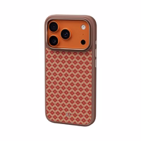 Benks Magnetic Armor Pro Armor Grid Kevlar Case Metal Frame 600D (YB70) priekš Iphone 17 Pro Max orange