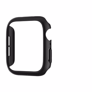 Spigen Thin Fit viedtālruņa apvalks Apple Watch 4/5/6/SE (44mm) - melns