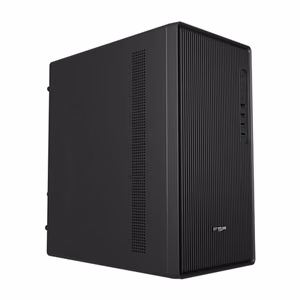 FSP korpuss S120 Mid Tower, melns