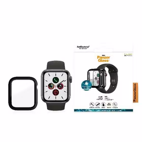 PanzerGlass Pilna korpusa apvalks Apple Watch 4/5/6/SE 40 mm – melns