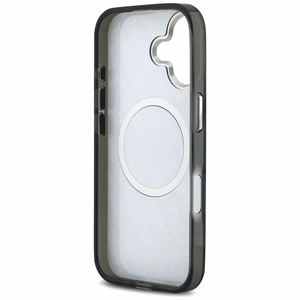 Karl Lagerfeld IML Karl Galvas Logotips Magnētiskais viedtālruņa apvalks iPhone 17 - Melns