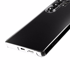 Guess Silikona viedtālruņa apvalks Puro 03 Nude Samsung Galaxy S25 Ultra - caurspīdīgs