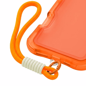 Safepop maciņš ar siksniņu priekš Samsung Galaxy S26 Plus oranžs