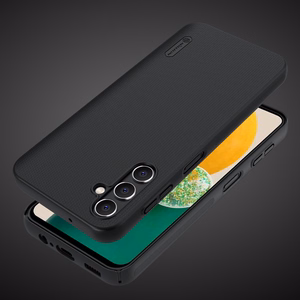 Nillkin Super Frosted Shield viedtālruņa apvalks Samsung Galaxy A14 5G / Galaxy A14 - melns