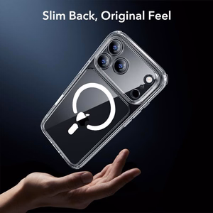ESR Classic Hybrid MagSafe + rūdītā stikla komplekts iPhone 17 Pro - caurspīdīgs