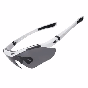 Rockbros 10142 fotohromās UV400 riteņbraukšanas brilles - baltas