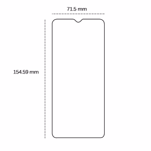 Rūdīts stikls 2,5D Samsung Galaxy M15 5G