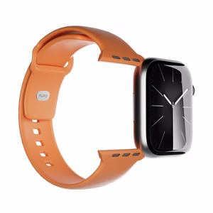 Puro Icon silikona siksniņa Apple Watch 44 / 45 / 46 / 49 mm – oranža