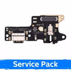 Uzlādes ports saderīgs ar Xiaomi Redmi 8 / 8A ar elastīgo kabeli / Plata (Service Pack)