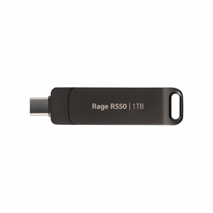 USB zibatmiņa PATRIOT Rage R550 1TB 100 MB/S USB A+C grozāma (PE1TR550DSAD) melna