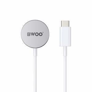 BWOO WL-18 PD bezvadu magnētiskais lādētājs 5W balts