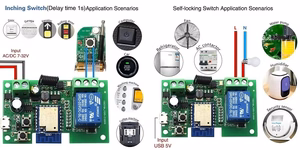 TUYA Smart Switch 1 Channel DIY Wi-Fi, RF, 10A, DC 7-32V