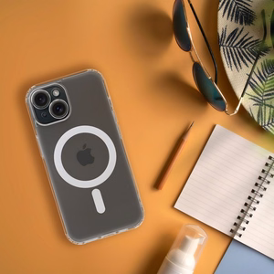 FROST MAG COVER viedtālruņa apvalks ar kameras aizsardzību, saderīgs ar MagSafe, priekš IPHONE 11 Pro, sarmots caurspīdīgs