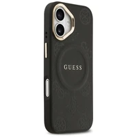 Guess Peony Hot Stamp MagSafe viedtālruņa apvalks iPhone 17 - melns