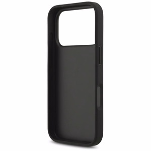 Guess PU 4G Metal Logo vāciņš Apple iPhone 18 Pro, pelēks