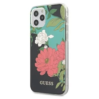 Guess GUHCP12LIMLFL01 iPhone 12 Pro Max 6.7" melns/melns N°1 ziedu kolekcija