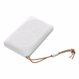 VEGER portatīvais lādētājs 10000 mAh ar bezvadu uzlādi, savietojams ar MagSafe PD QC3.0 2A 20W MagOn (VP1151 / W1151) balta