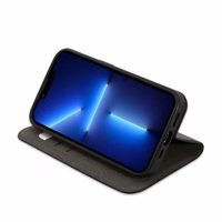 Guess GUBKP14XHG4SHK iPhone 14 Pro Max 6.7 "melna / melna grāmata 4G Vintage Gold Logo