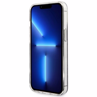 Guess GUHMP13LH4STK iPhone 13 Pro / 13 6.1" melns/melns cietais apvalks 4G MagSafe