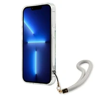 Guess GUHCP13MHFLSN iPhone 13 6.1" zaļš/zaļš cietais apvalks Ziedu Siksniņa