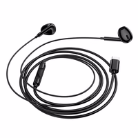 Borofone Austiņas BM100 Max Fuente ar mikrofonu Type C (DAC) melnas