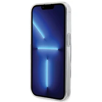 Karl Lagerfeld Magnētiskais viedtālruņa apvalks ar gredzena statīvu Karl&Choupette MagSafe iPhone 13 Pro Max - balts