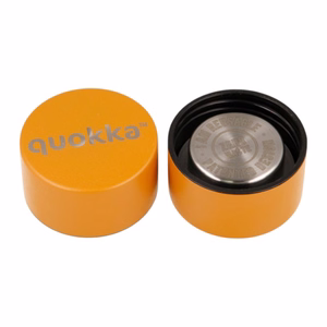 Quokka Solid With Strap nerūsējošā tērauda termopudele, 510 ml, Mustard