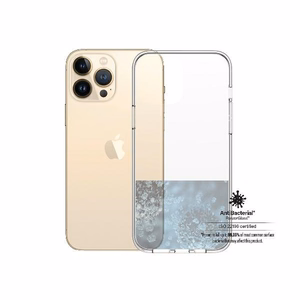 PanzerGlass ClearCase antibakteriālais viedtālruņa apvalks ar Military Grade sertifikātu iPhone 13 Pro Max - caurspīdīgs