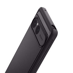 Spigen Rugged Armor viedtālruņa apvalks Sony Xperia 10 VII - matēta melna