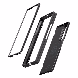 Spigen Slim Armor Pro MagSafe maciņš modelim Samsung Galaxy Z Fold 8 Ultra – melns
