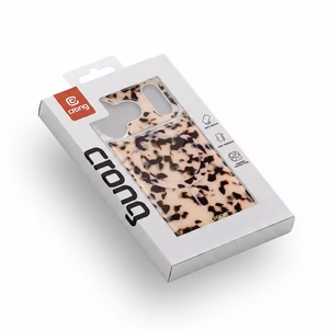 Crong Deluxe MAG Cover MagSafe vāciņš ierīcei iPhone 17 Pro, gaišs bruņurupuča bruņu raksts