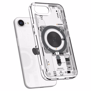 Spigen Ultra Hybrid Magnētiskais viedtālruņa apvalks iPhone 16e Neo One - caurspīdīgs