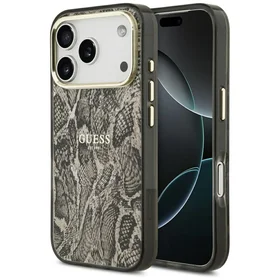 Guess Python Pattern Magnētiskais apvalks iPhone 17 Pro (m) - brūns