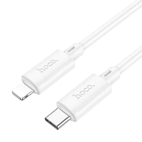 Kabelis USB C uz Lightning Hoco PD 2,4A 20W 1 m X88 balts