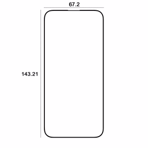 Etteri rūdīts 9D stikls iPhone 15 Pro 6,1"