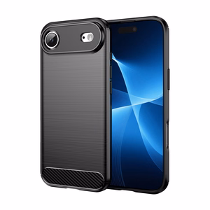 Carbon viedtālruņa apvalks iPhone 17 Air - melns