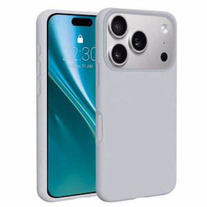 Etteri Silicone Mag maciņš iPhone 17 Pro / 18 Pro, sudraba krāsā